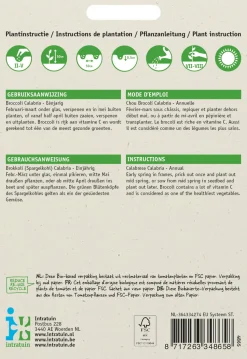 Intratuin Brokkoli (Brassica oleracea 'Calabria') Samen