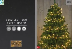 Intratuin Cluster-Lichterkette 15 m mit 1152 LED Lämpchen warmweiß