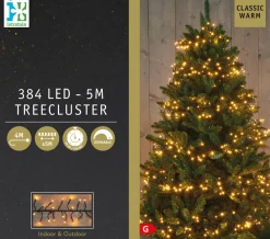Intratuin Cluster-Lichterkette 5 m mit 384 LED Lämpchen klassisch warm