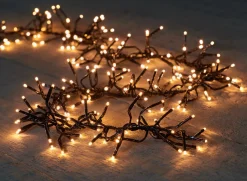 Intratuin Cluster-Lichterkette 1,2 m mit 192 LED Lämpchen klassisch warm