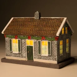 Intratuin De Brink Weihnachtshäuschen Bauernhof 15,5 x 10 x 12,5 cm