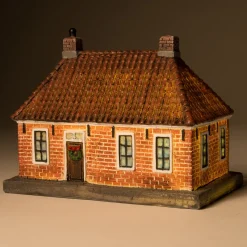 Intratuin De Brink Weihnachtshäuschen Bauernhof 16,2 x 10 x 12,5 cm