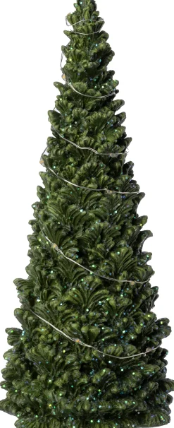 Intratuin Dekobaum Briann grün mit Beleuchtung D 7,5 H 18 cm