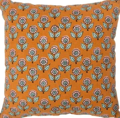 Intratuin Dekokissen Hanoi orange/grün 45 x 45 cm