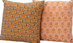 Intratuin Dekokissen Hanoi orange/grün 45 x 45 cm