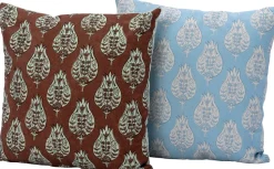 Intratuin Dekokissen Hanoi braun/weiß 45 x 45 cm