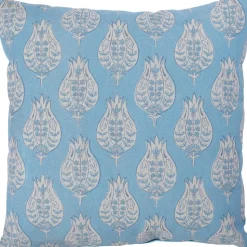 Intratuin Dekokissen Hanoi blauw/weiß 45 x 45 cm