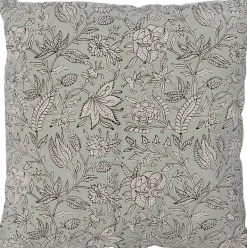 Intratuin Dekokissen Hanoi grün/weiß 45 x 45 cm