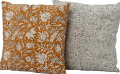 Intratuin Dekokissen Hanoi grün/weiß 45 x 45 cm