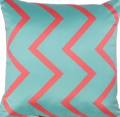 Intratuin Dekokissen Mumbai grün/rosa 45 x 45 cm