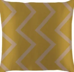 Intratuin Dekokissen Mumbai gelb/creme 45 x 45 cm