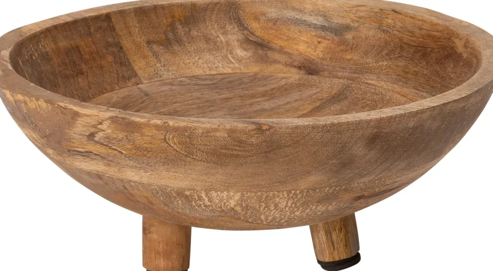 Intratuin Dekoschale Kiruna braun D 24 H 10 cm