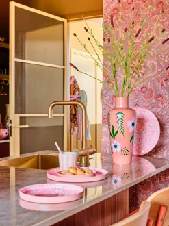 Intratuin Dekoteller Muriel rosa D 30 H 2 cm