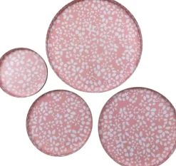Intratuin Dekoteller Muriel rosa D 15 H 2 cm