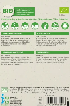 Intratuin Dill (Anethum graveolens) (BIO) Samen