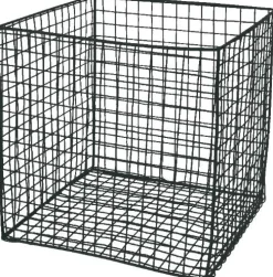 Intratuin Drahtkorb Cindy schwarz 24 x 24 x 25 cm
