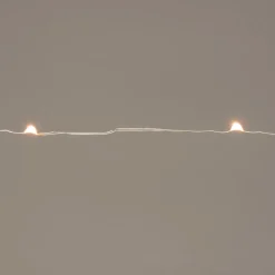 Intratuin Drahtlichterkette silber 1 m innen mit 10 LEDs warmweiß