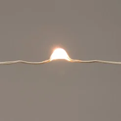 Intratuin Drahtlichterkette silber 1 m innen mit 10 LEDs warmweiß