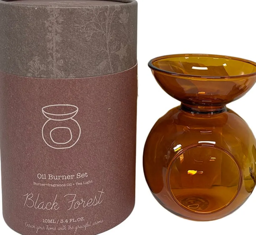 Intratuin Duftset mit Duftöl Indi Black Forest braun D 11 H 18 cm