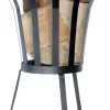 Intratuin Feuerkorb schwarz D 36 cm H 55 cm