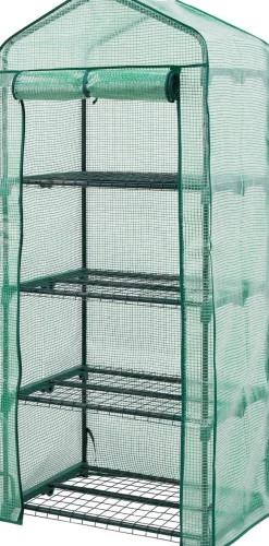 Intratuin Foliengewächshaus transparent 69 x 49 x 158 cm