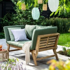 Intratuin Gartenbank Lorient Akazie grün 175/220 x 90 x 75 cm