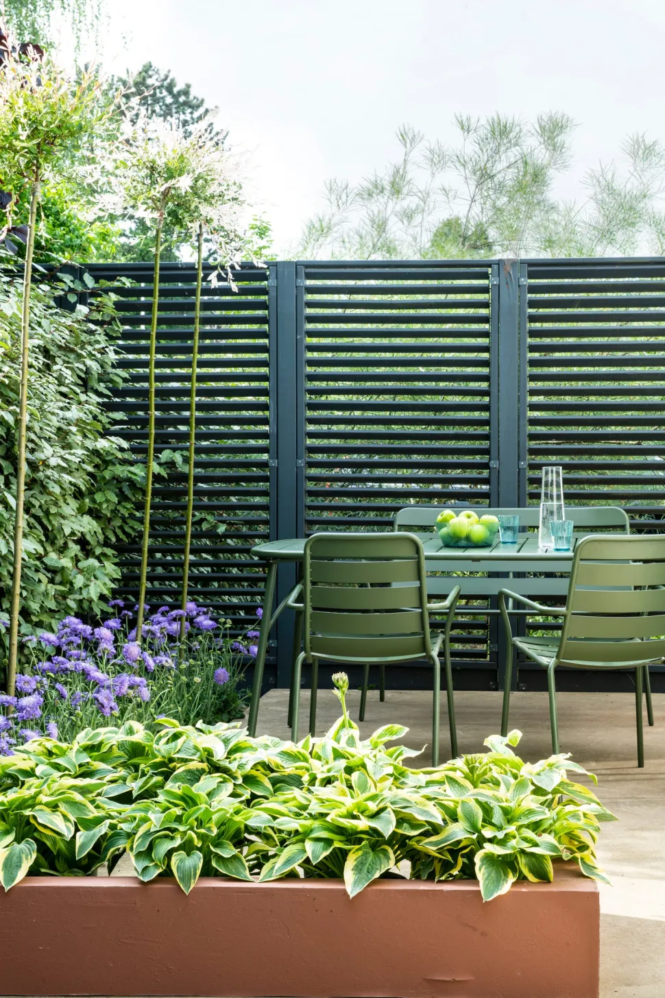 Intratuin Gartenbank Olle grün 115 x 62,8 x 82 cm