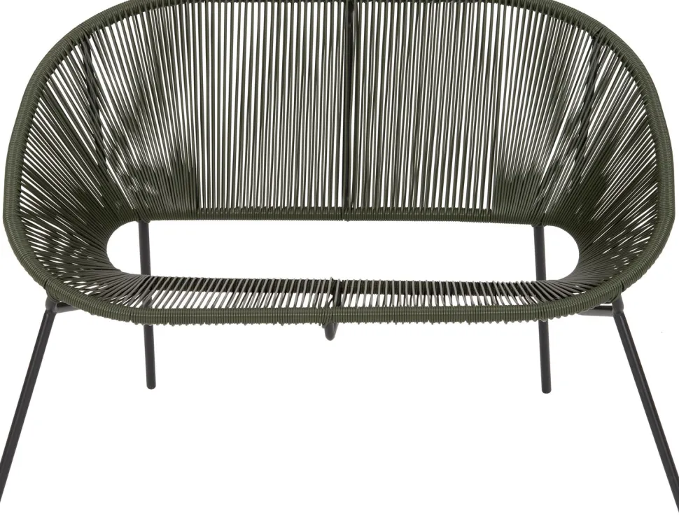 Intratuin Gartenbank Tess grün 117 x 67,2 x 81,5 cm