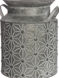 Intratuin Gartendekoration Vase grau D 21 cm H 27 cm