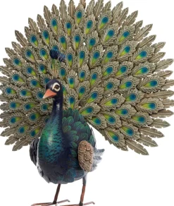 Intratuin Gartenfigur Pfau 63,5 x 16 x 66,5 cm