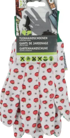 Intratuin Gartenhandschuhe Größe M Baumwolle/PVC Blumen
