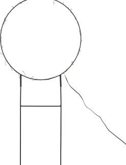 Intratuin Gartenstecker Noud Ring mit Beleuchtung D 30 H 50 cm