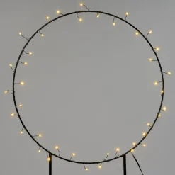 Intratuin Gartenstecker Noud Ring mit Beleuchtung D 30 H 50 cm