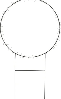 Intratuin Gartenstecker Noud Ring mit Beleuchtung D 70 H 120 cm
