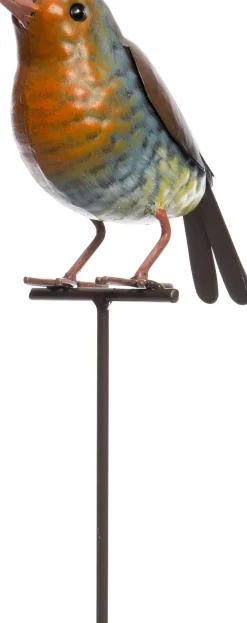 Intratuin Gartenstecker Rotkehlchen 16 x 9 x 60 cm