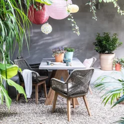 Intratuin Gartenstuhl Wout olivgrün