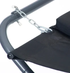 Intratuin Hängematte mit Gestell Colmar anthrazit 220 x 102 x 109 cm