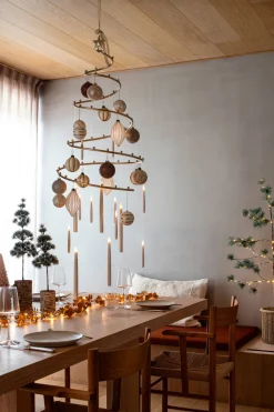 Intratuin hängender Spiralbaum gold D 49 H 50 cm