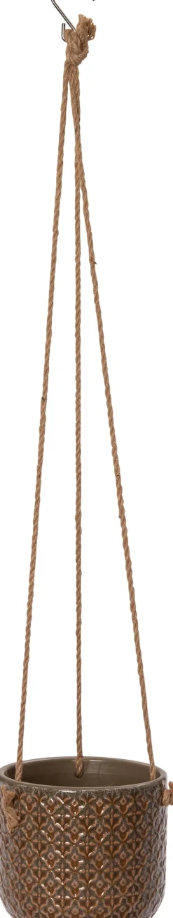 Intratuin Hängetopf Mariya braun D 14,5 H 14 cm