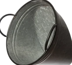 Intratuin Hängetopf Zink 28,5 x 24 x 28,5 cm