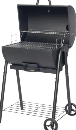 Intratuin Holzkohlegrill Texas grill San Antonio schwarz