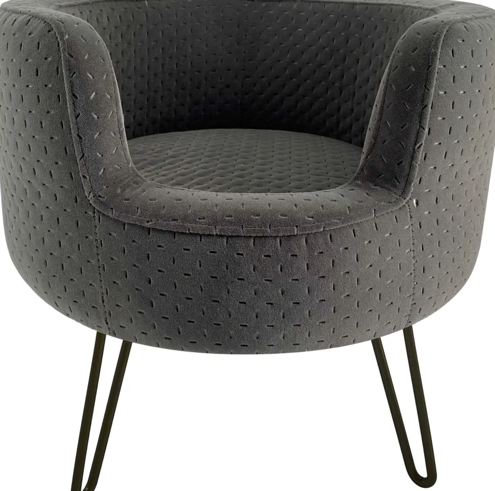 Intratuin Hundekorb Ella grau D 49 H 44 cm