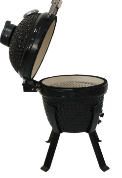 Intratuin Kamado Keramikgrill Urban Chef schwarz 46 x 32 x 60 cm