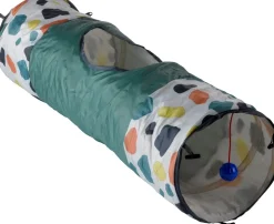 Intratuin Katzenspielzeug Tunnel Spot multi 90 x 25 x 25 cm