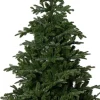 Intratuin Künstlicher Weihnachtsbaum Nordman grün D 130 H 210 cm mit 800 LEDs warmweiß