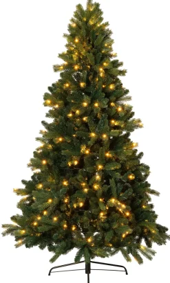Intratuin Künstlicher Weihnachtsbaum Sven grün mit 250 LEDs warmweiß H 180 cm