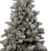 Intratuin Künstlicher Weihnachtsbaum Mesa mit Schnee grün D 140 H 210 cm mit 450s warmweiß