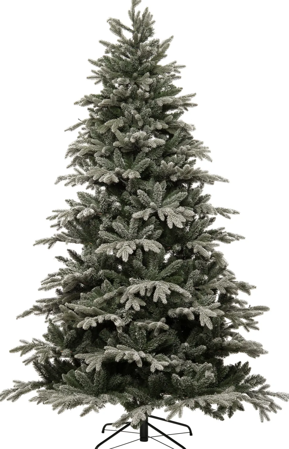 Intratuin Künstlicher Weihnachtsbaum Glis frosted grün H 185 cm