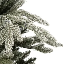 Intratuin Künstlicher Weihnachtsbaum Glis frosted grün H 185 cm