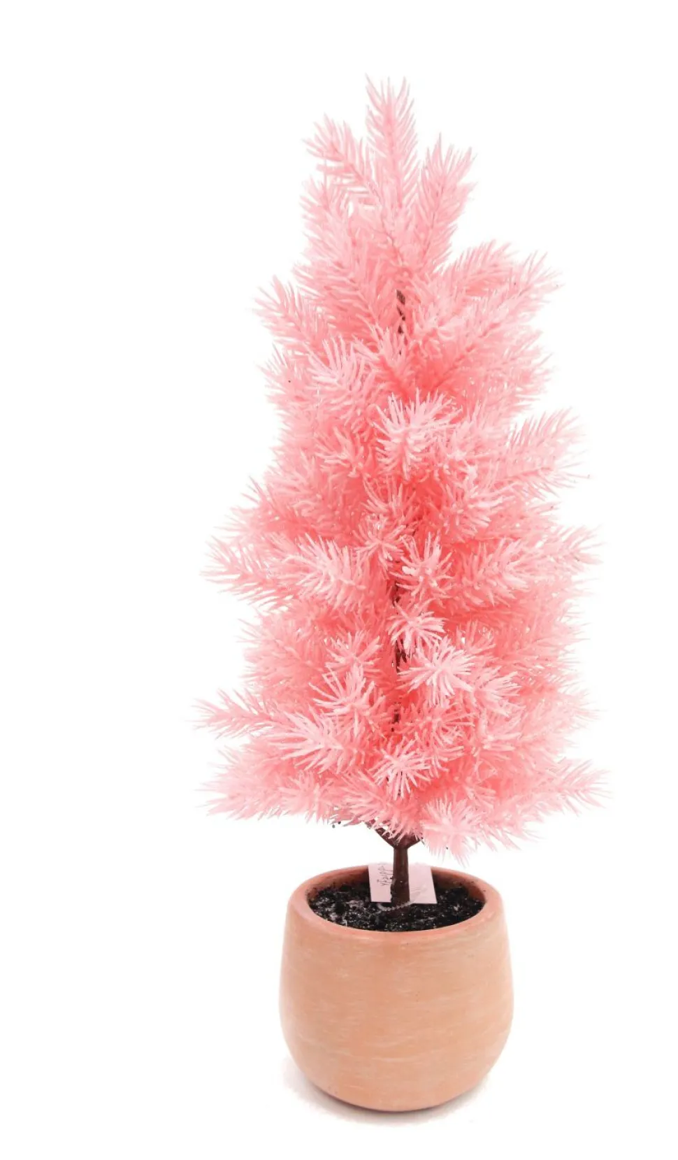Intratuin Künstlicher Weihnachtsbaum im Topf rosa D 23 H 50 cm